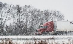 Consejos para conducir un camión en invierno